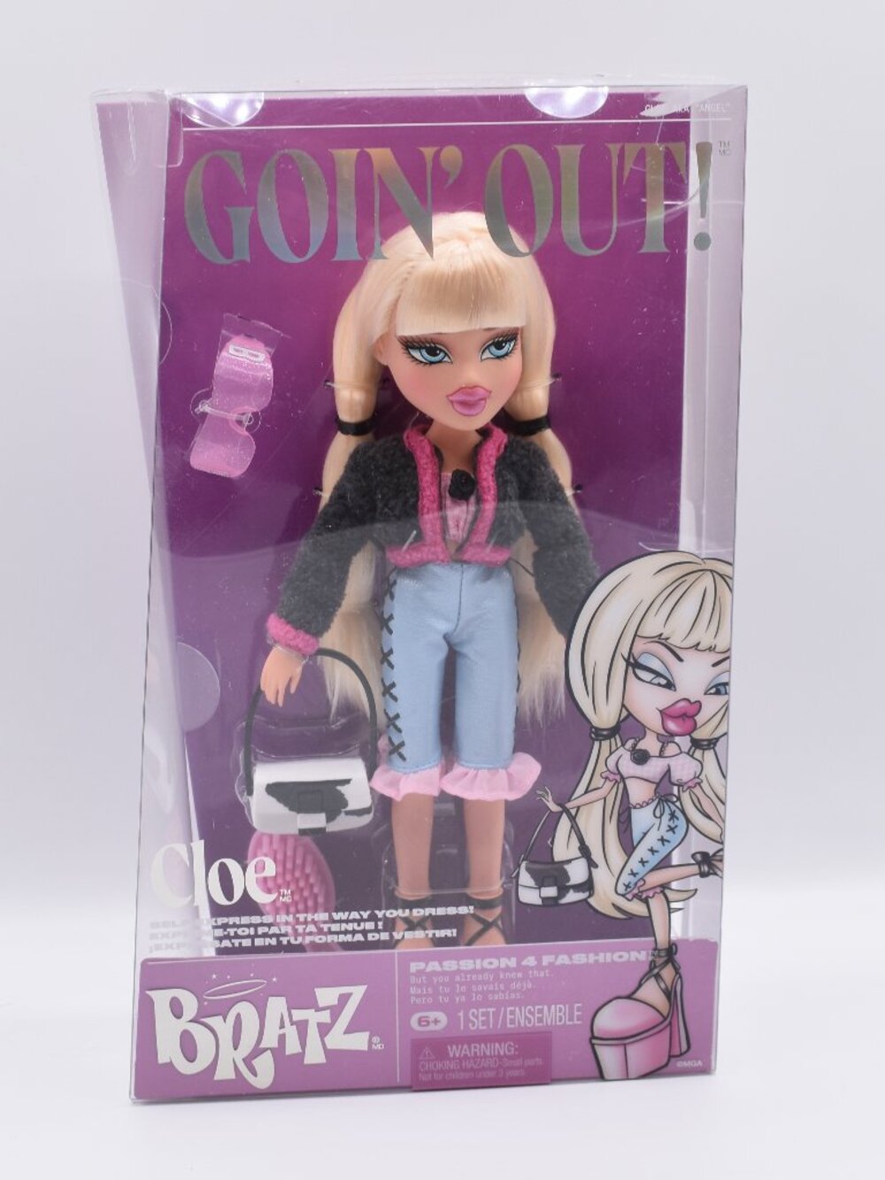 Bratz Goin Out Cloe Doll Passion 4 Fashion Blonde New In Box